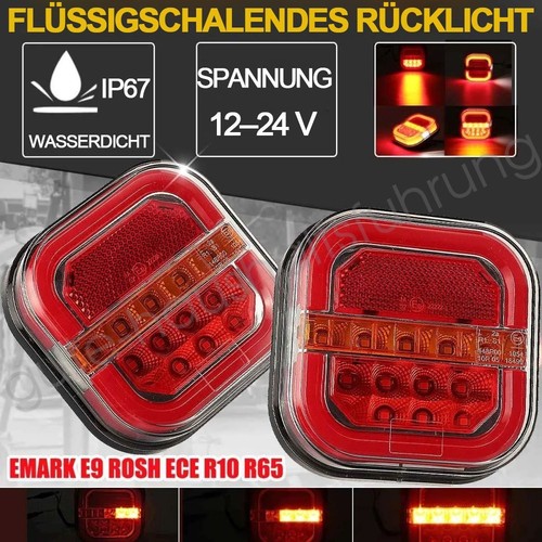 Led rückleuchten anhänger - 2x,
